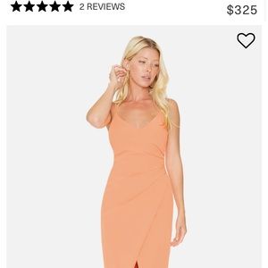 Peach Black Halo dress